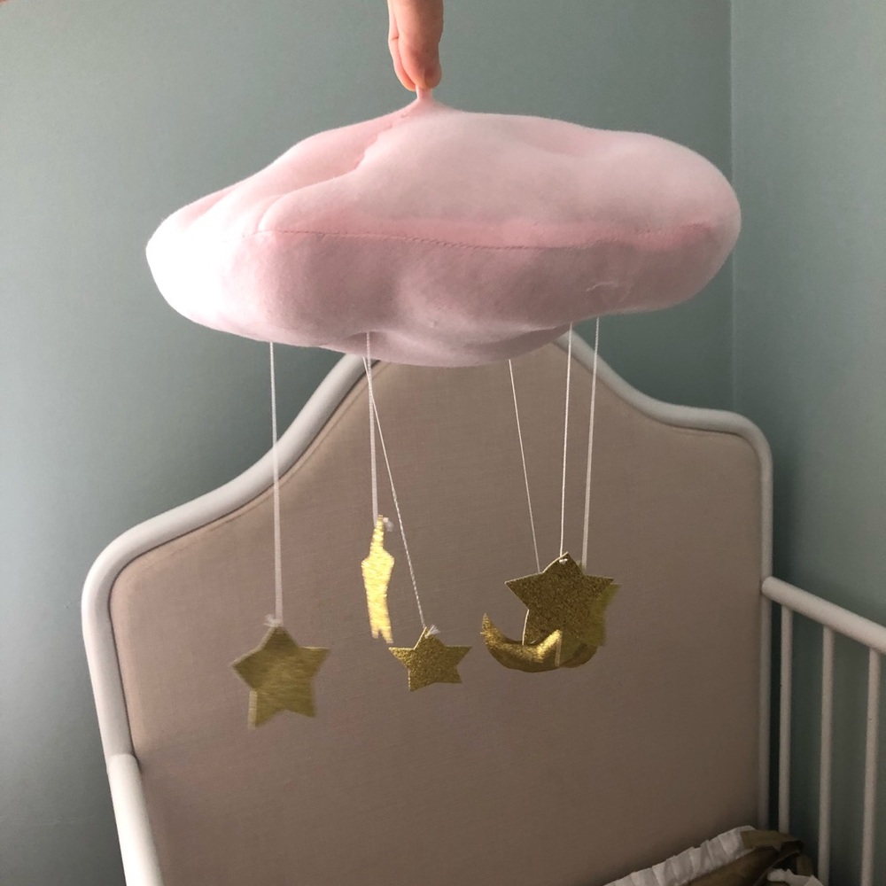 Blush Pink Baby Mobile